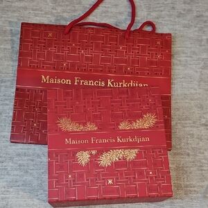 Maison Francis Kurkdjian Red Gift Bag & Box